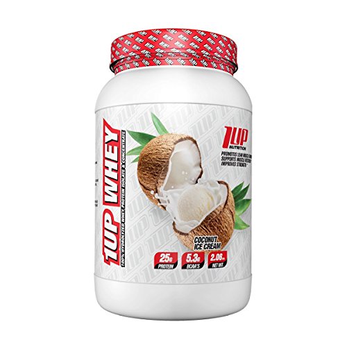 1UP Nutrition - Whey Protein, 100% Hydrolyzed Whey Protein Isolate Concentrate (Coconut Ice Cream)